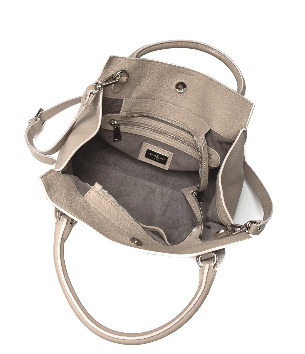 Sydney Tote - Taupe - Canvas & Hyde NYC