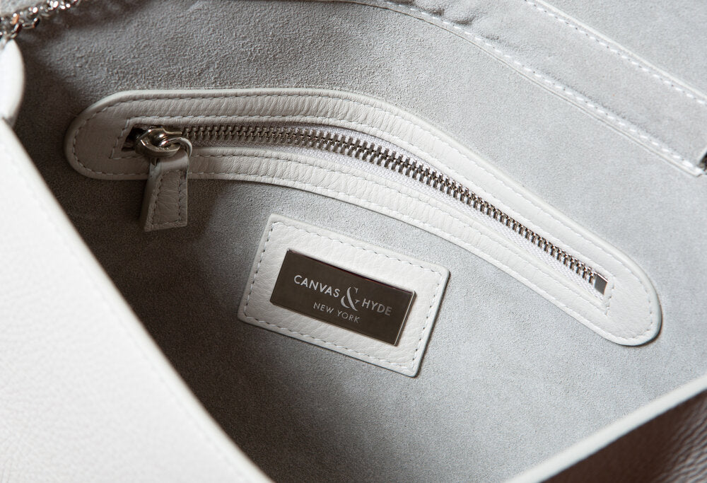 Deco Faux Snake Clutch - Canvas & Hyde NYC