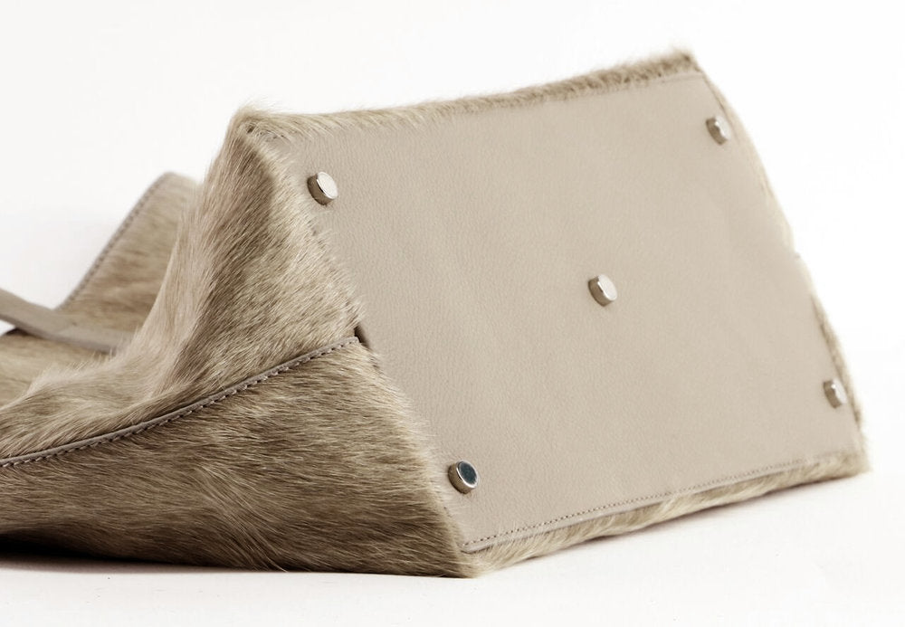 Aspen Day Tote in Champagne (Sleek) - Canvas & Hyde NYC