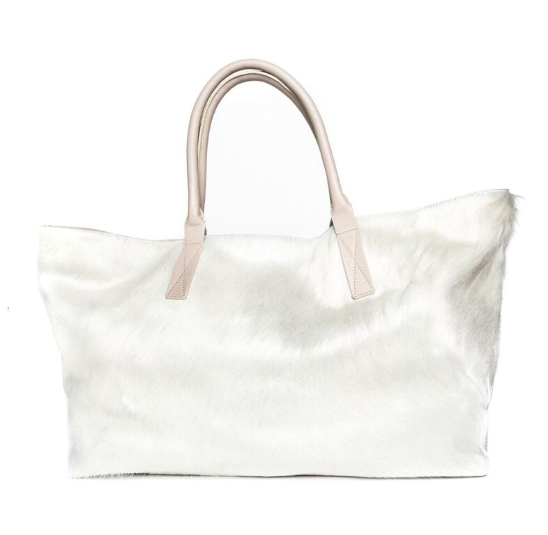 Monaco Weekender in Ivory - Canvas & Hyde NYC