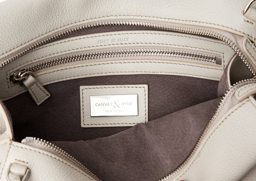 St Tropez Pouchette - Beige - Canvas & Hyde NYC