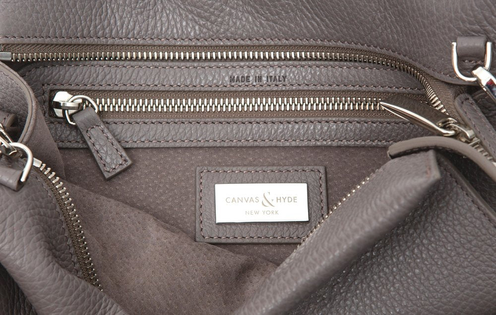 St Tropez Pouchette - Mushroom - Canvas & Hyde NYC