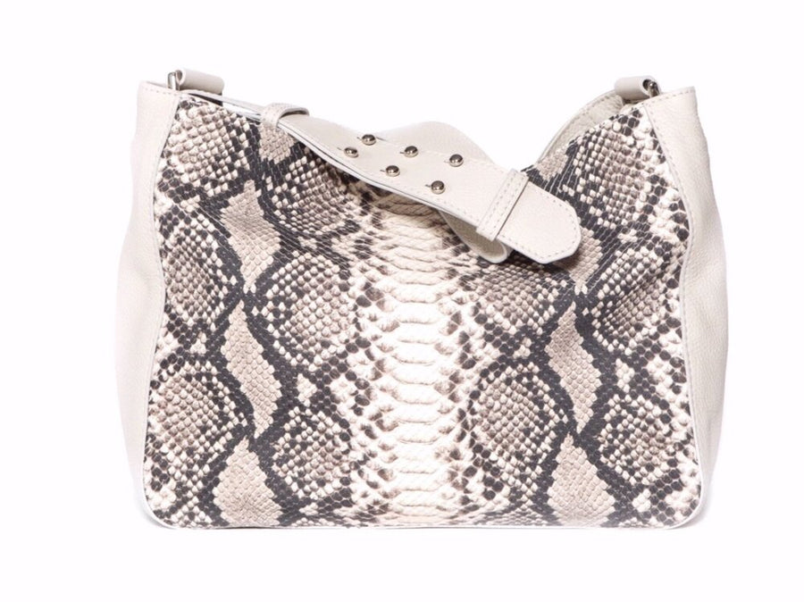 SHONAGH Mini Crossbody Beige w Faux Snake - Canvas & Hyde NYC