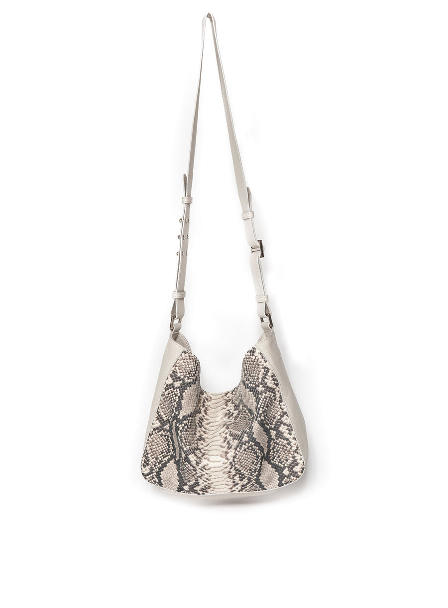 SHONAGH Mini Crossbody Beige w Faux Snake - Canvas & Hyde NYC