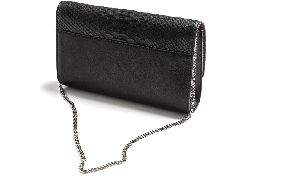 Paris Deco Clutch w Amp - Canvas & Hyde NYC