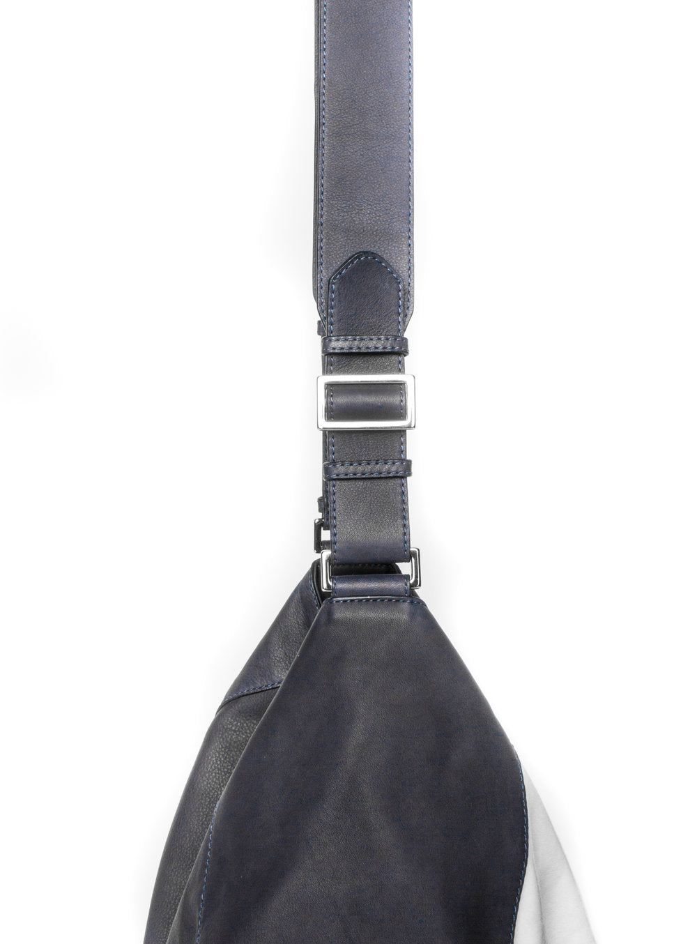 Manhattan Crossbody Messenger in Navy - Canvas & Hyde NYC