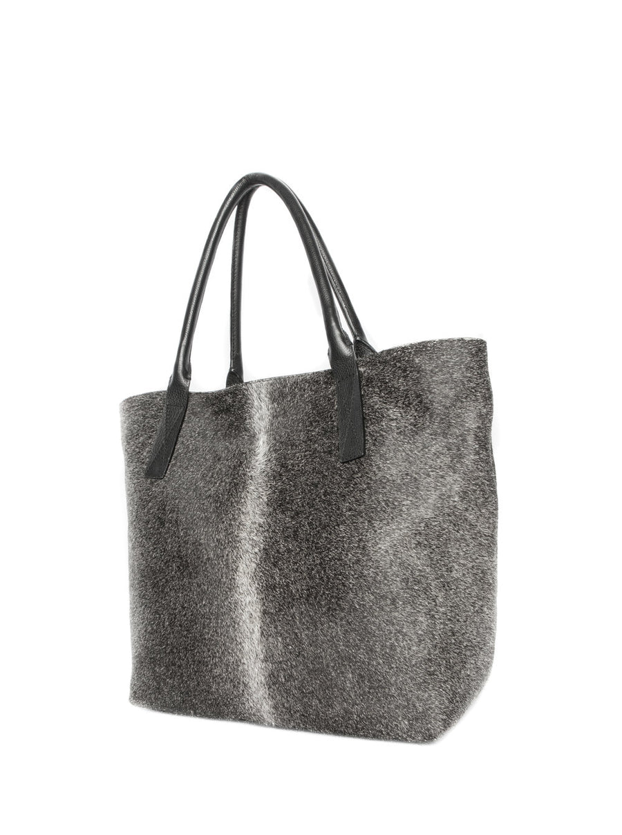 Aspen Day Tote in Grey - Canvas & Hyde NYC