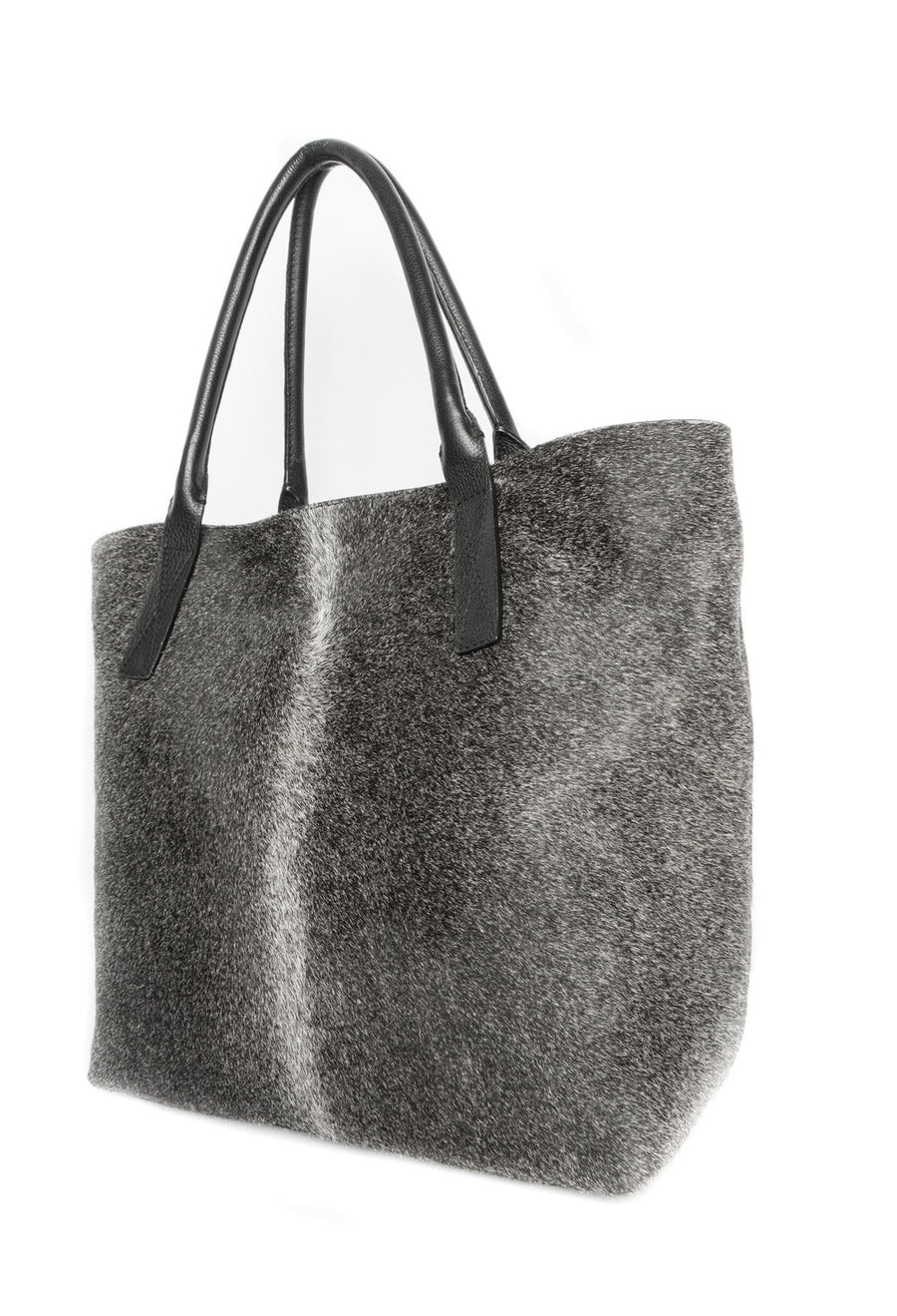 Aspen Day Tote in Grey - Canvas & Hyde NYC